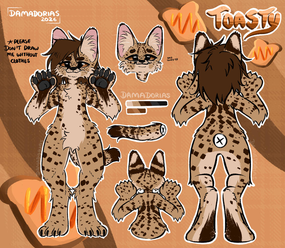 Toasty Reference Sheet