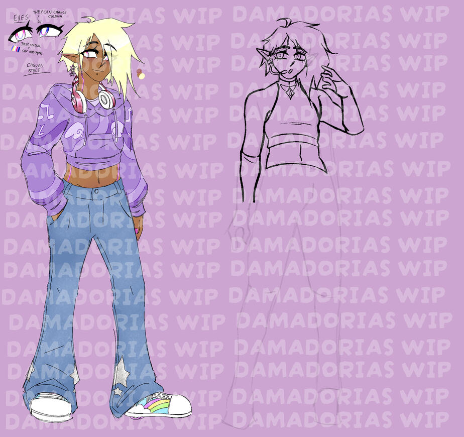 Lu Outfit Reference Sheet WIP